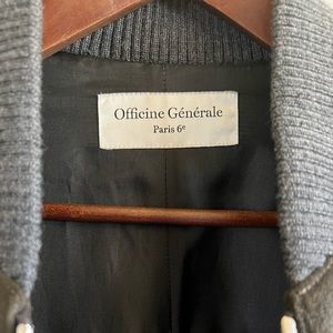 Officine Generale suede leather jacket